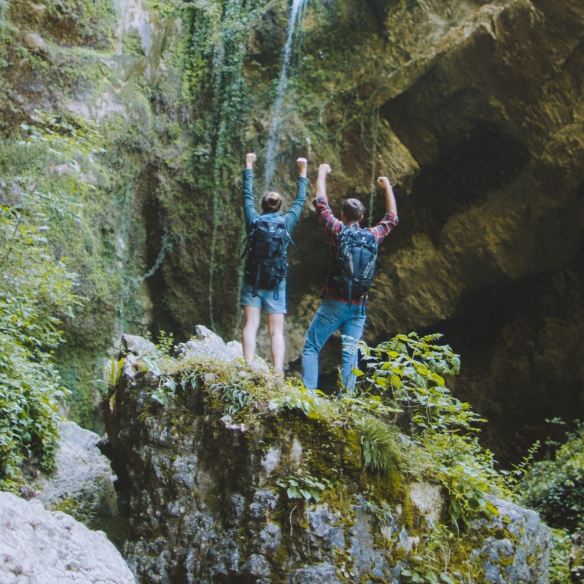 hiking la cascada